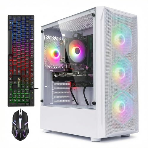 STGAubron Gaming PC Desktop,Core I7,GTX 1660Ti 6G,16G RAM,512G SSD